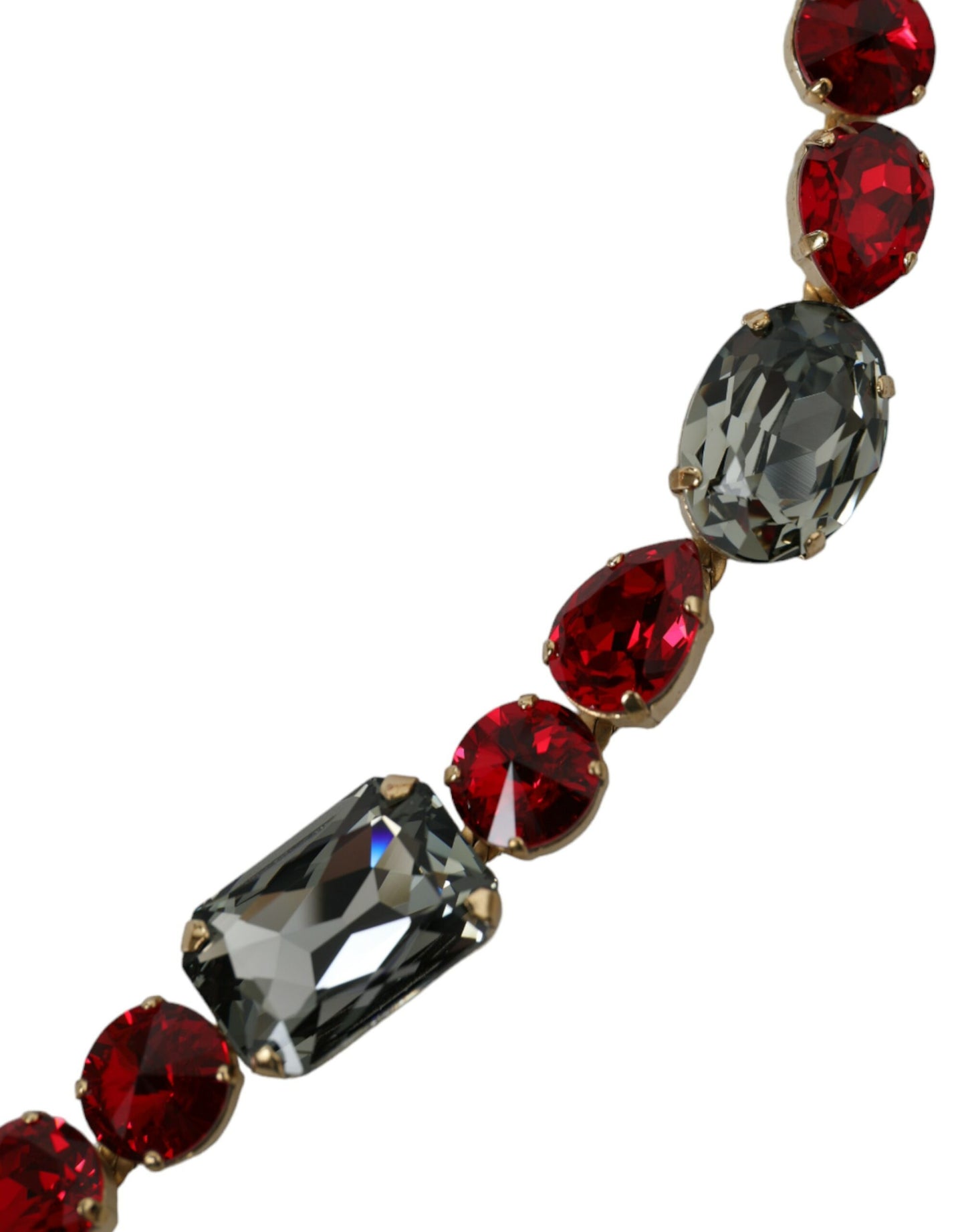  - Radiant Red Crystal Buckle Waist Belt