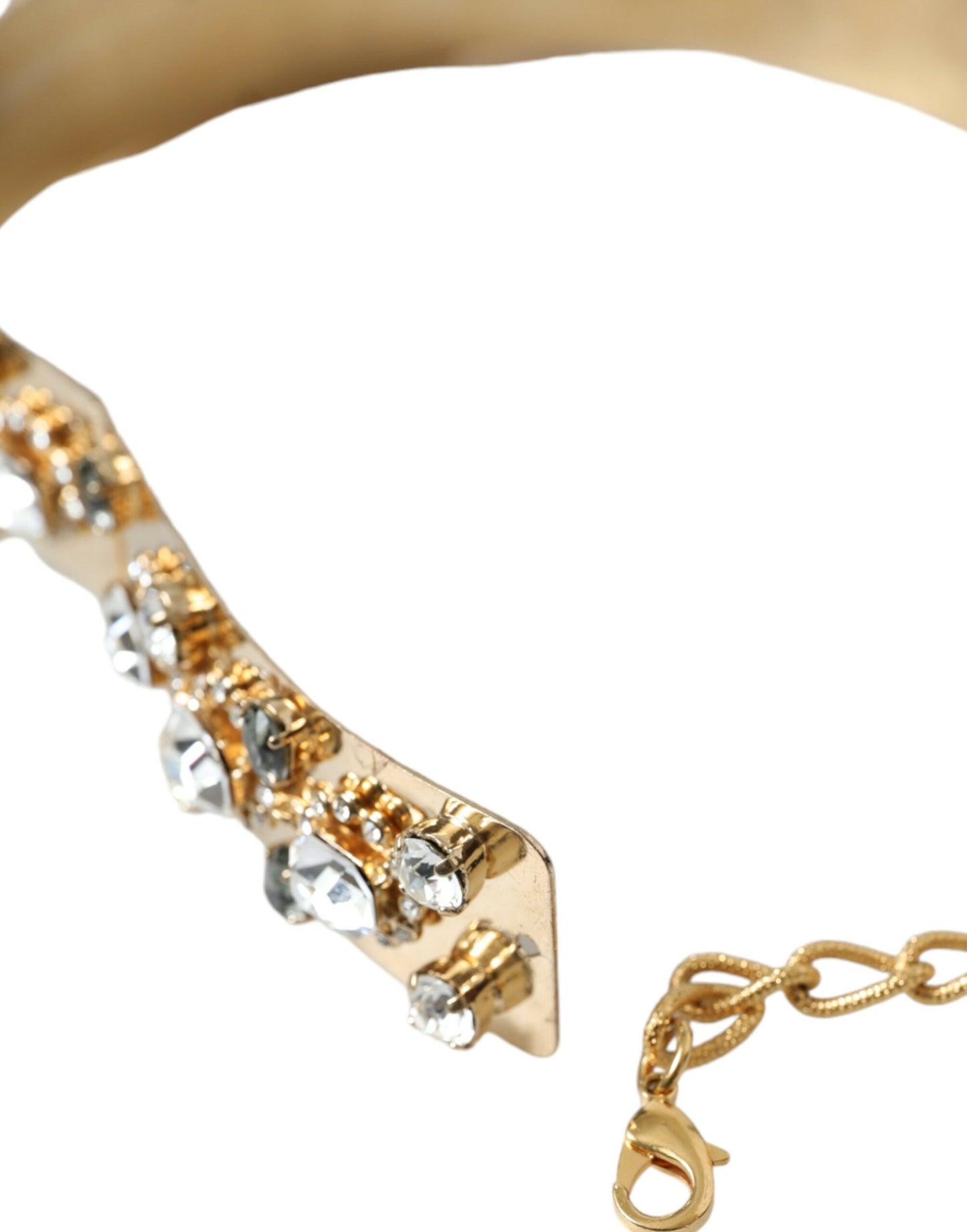  - Gold-Tone Crystal Embellished Waist Belt