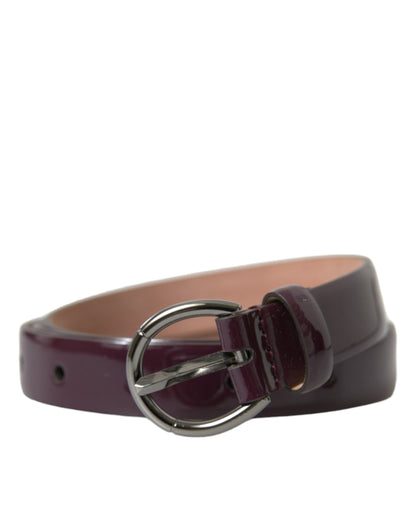  - Elegant Maroon Leather Waist Belt