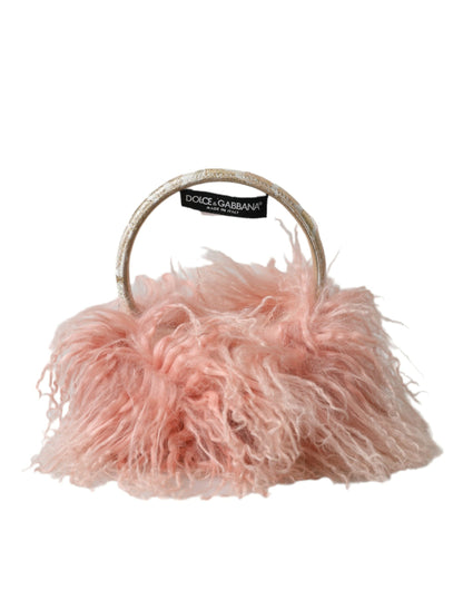  - Elegant Pink Fur Earmuffs - Winter Chic Accessory