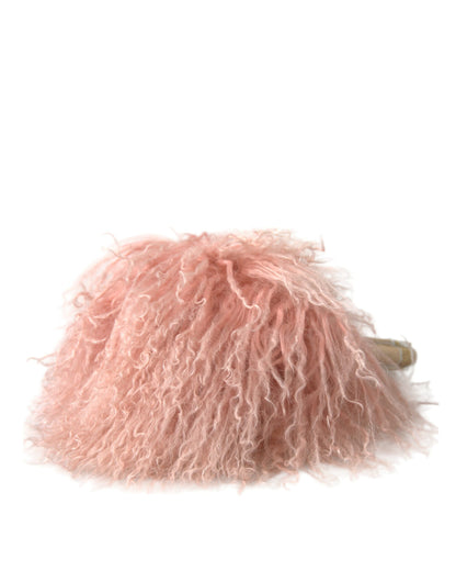  - Elegant Pink Fur Earmuffs - Winter Chic Accessory