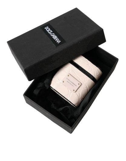  - Elegant Light Pink Leather Airpod Case