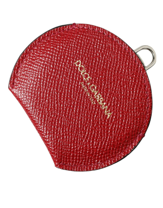  - Elegant Red Leather Mirror Holder