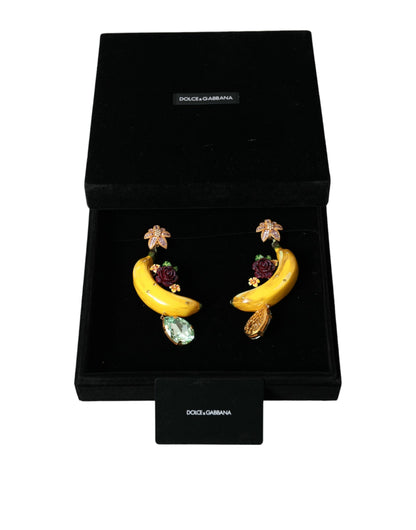  - Chic Clip-on Banana Dangle Earrings