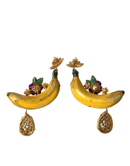  - Chic Clip-on Banana Dangle Earrings