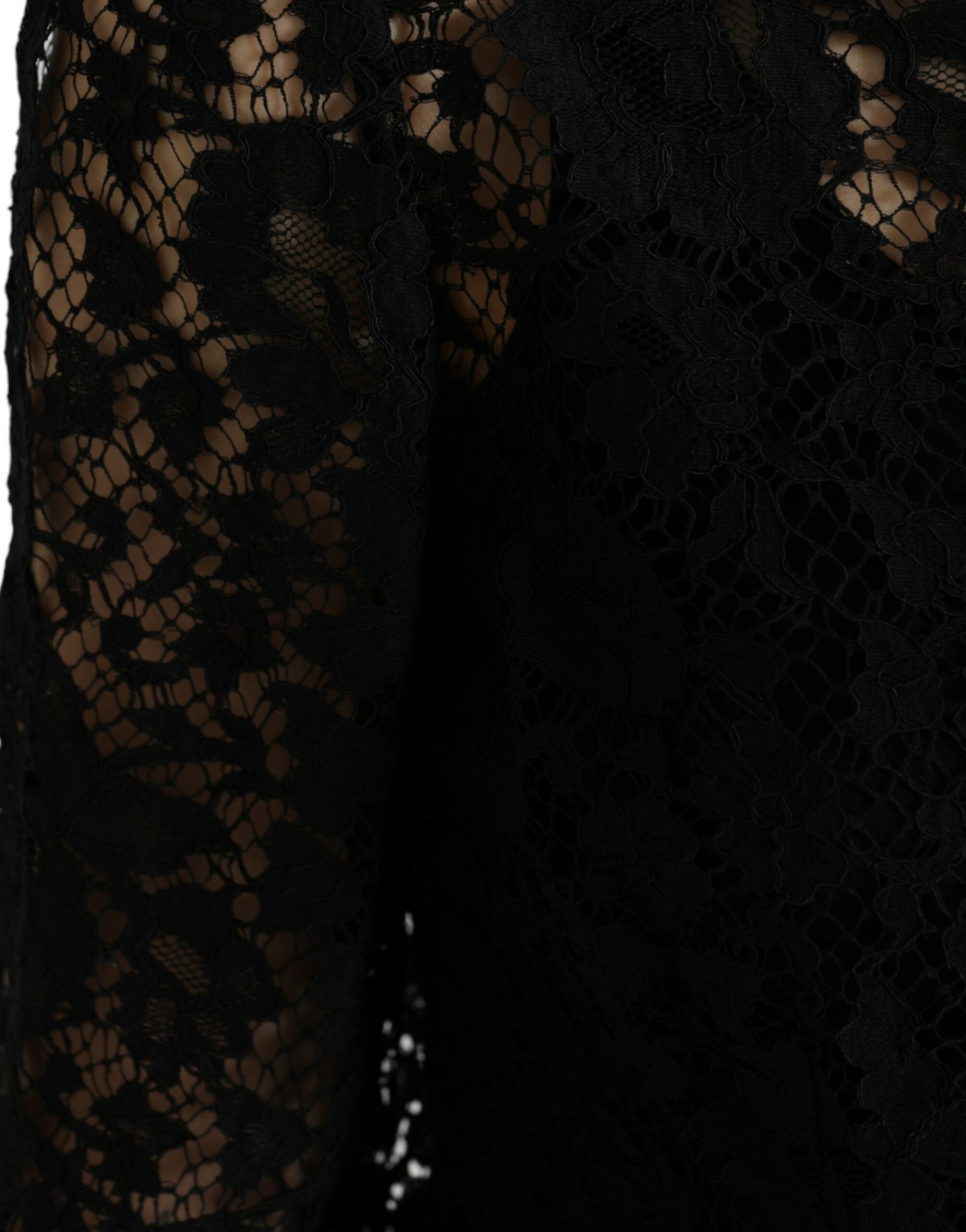 Elegant Floral Lace Blouse Top by Dolce & Gabbana