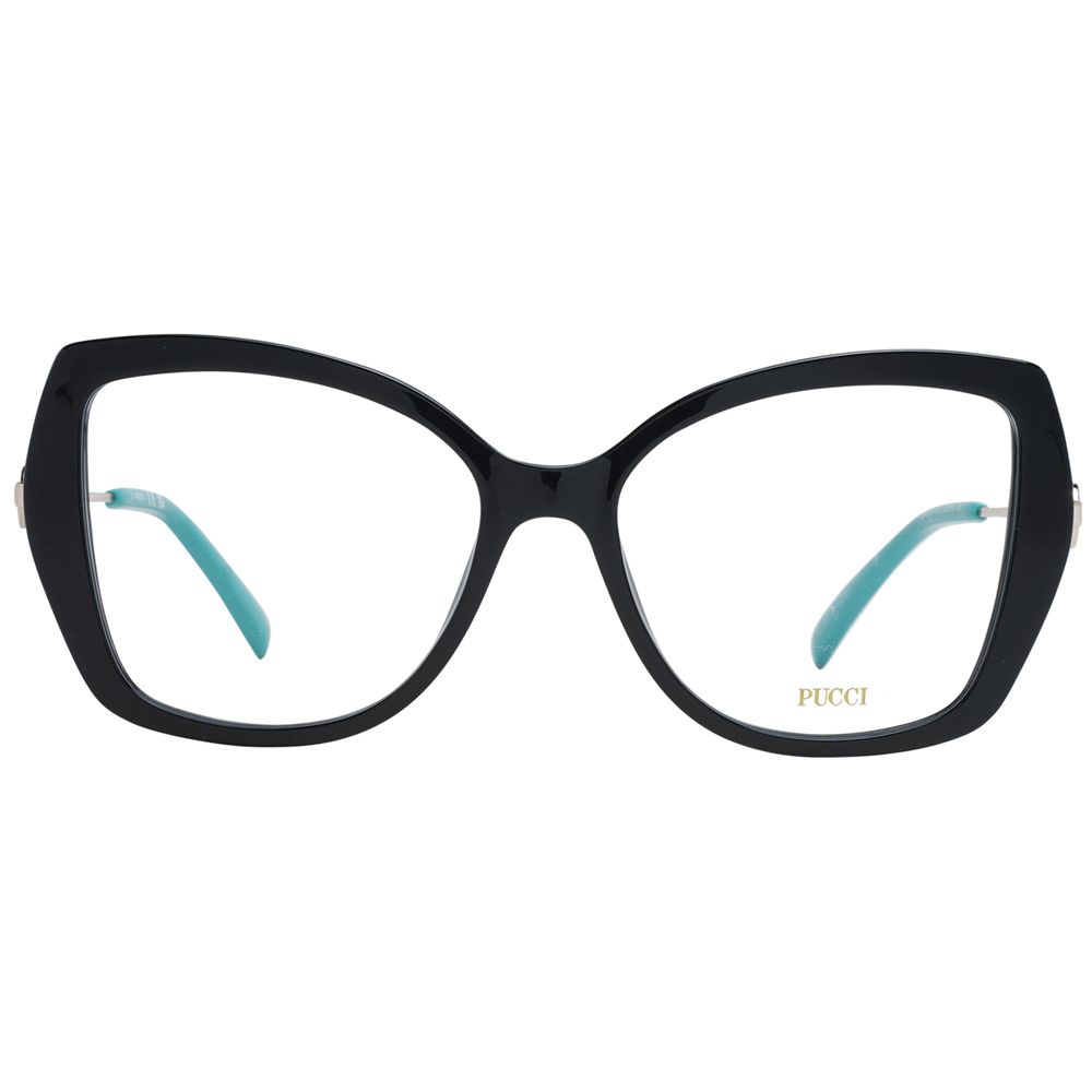 Emilio Pucci Women’s Optical Glasses – Black Butterfly Frame, 53mm