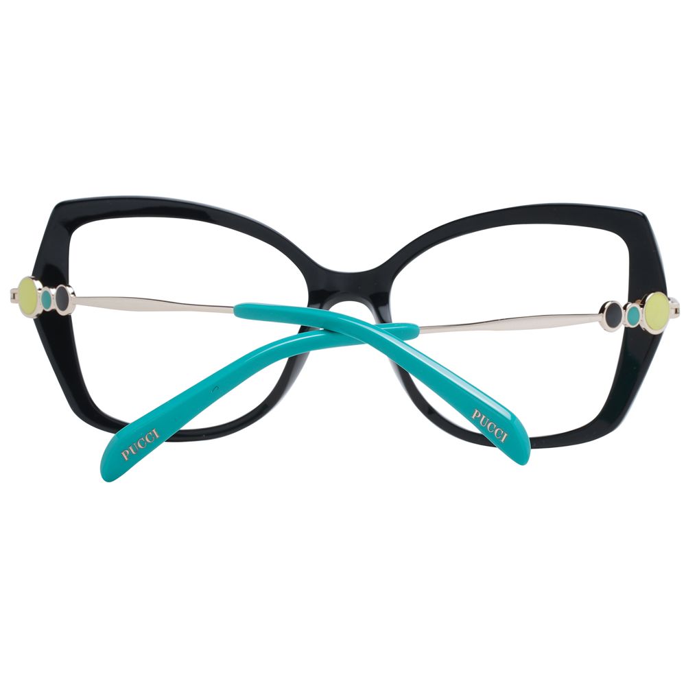 Emilio Pucci Women’s Optical Glasses – Black Butterfly Frame, 53mm