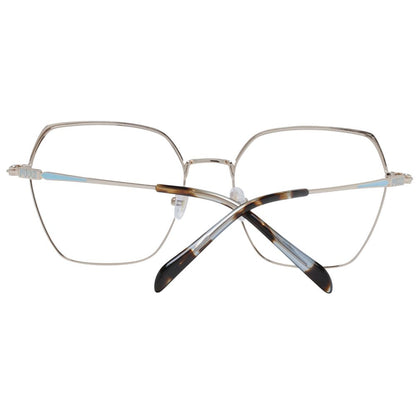 Emilio Pucci Women's Optical Frames – Gold Square Design, 54mm