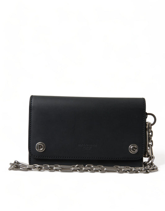  - Elegant Black Leather Shoulder Bag