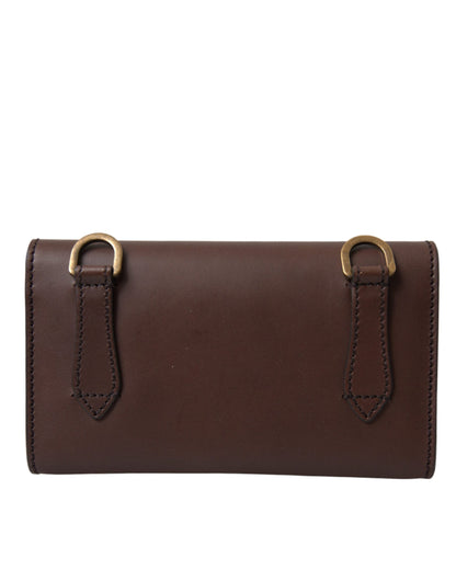  - Elegant Leather Shoulder Bag in Rich Brown