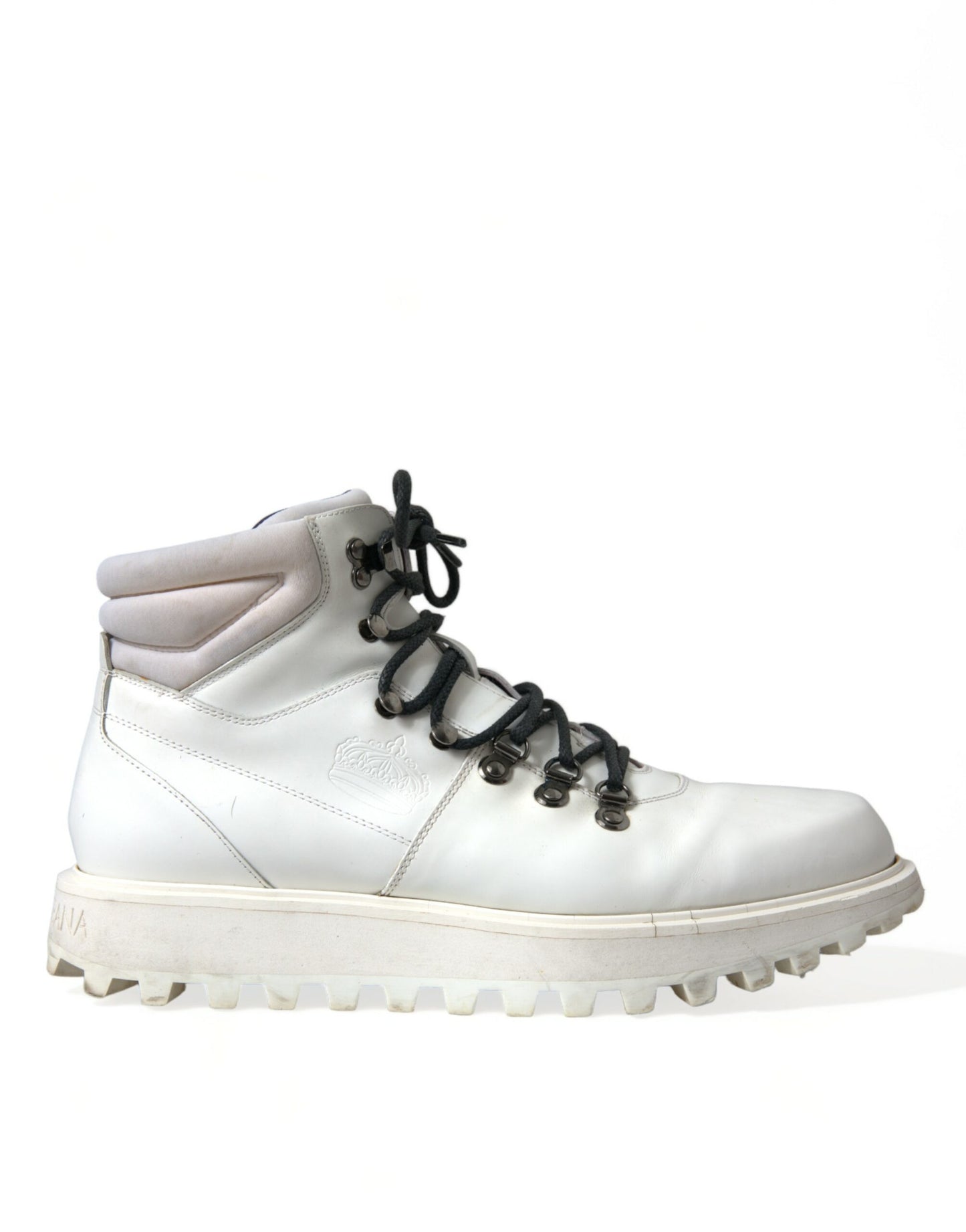  - Pristine White Italian Ankle Boots