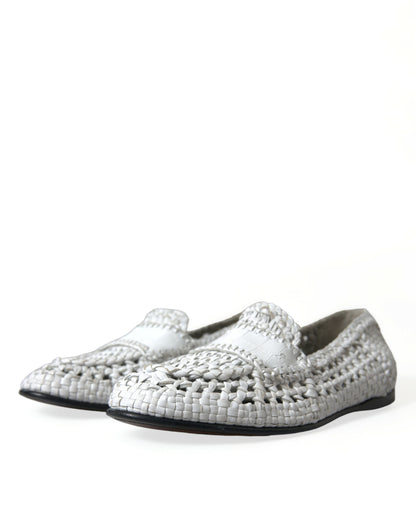  - Elegant White Loafer Slip-Ons