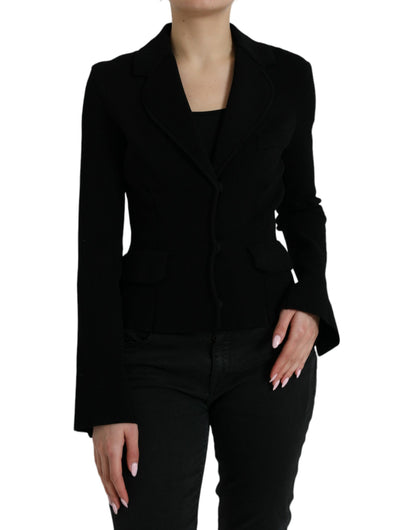 Elegant Black Designer Blazer for Women - The Luxe Alliance