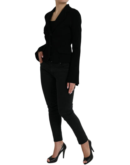 Elegant Black Designer Blazer for Women - The Luxe Alliance