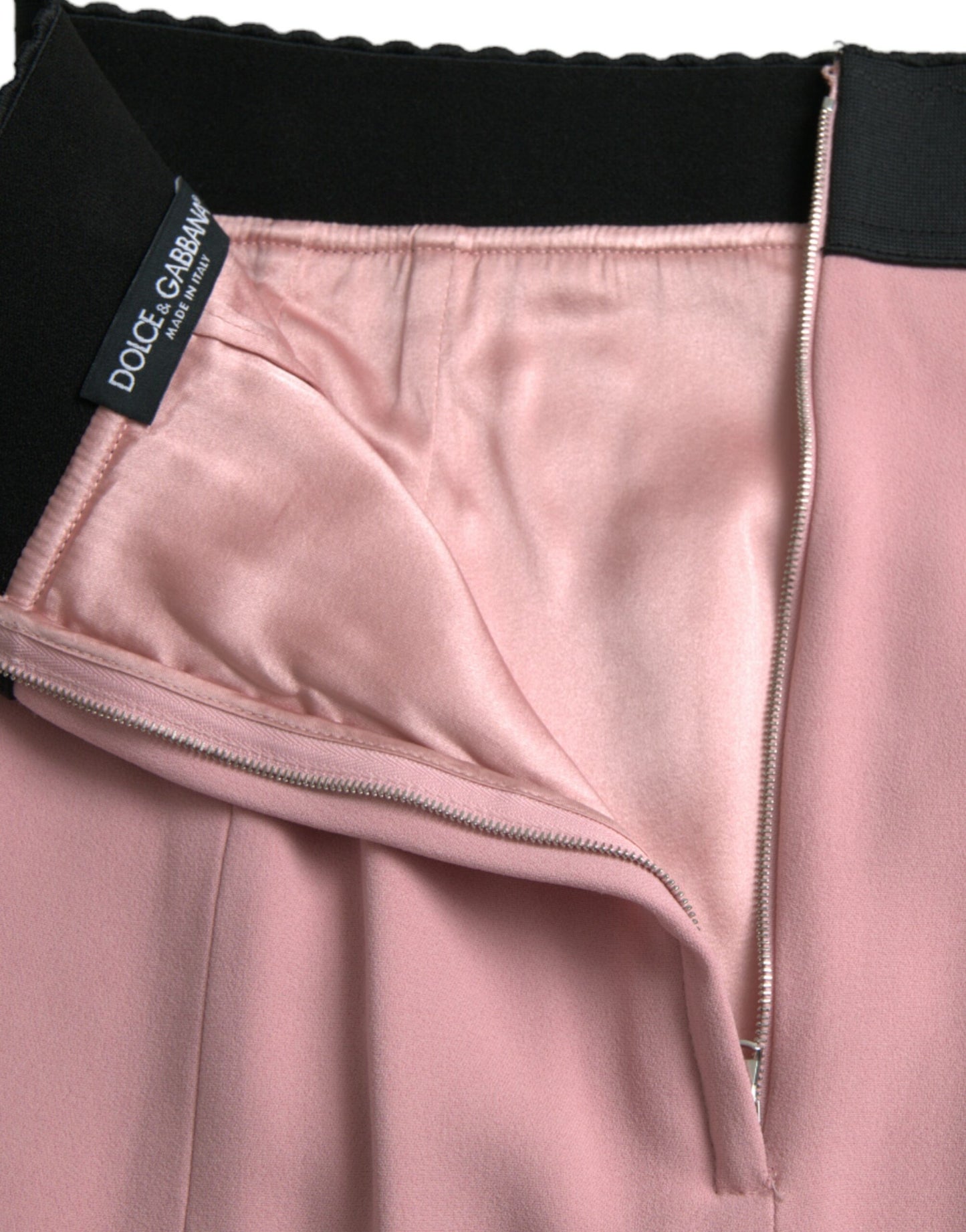  - Elegant High Waist Pencil Skirt in Pink