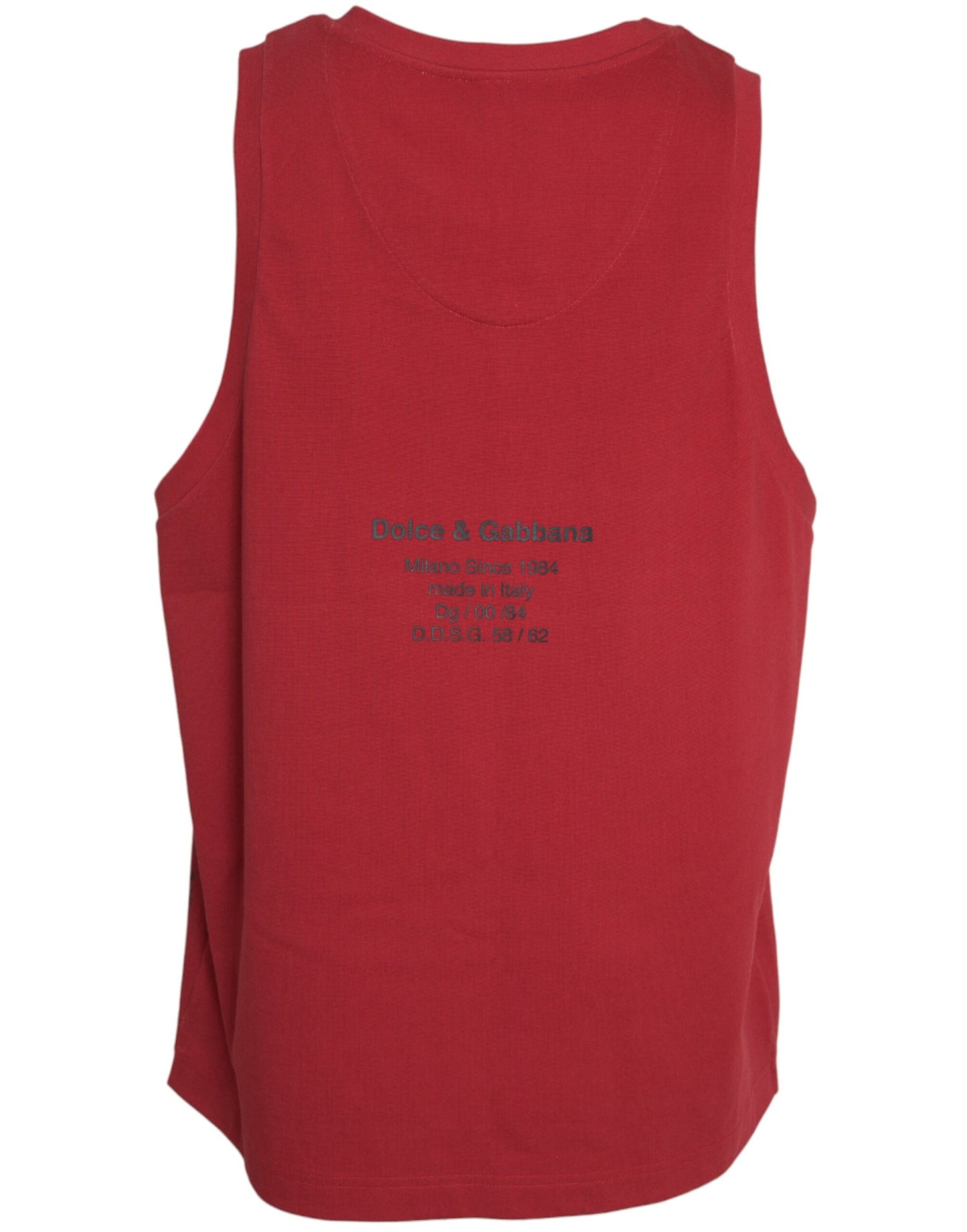  - Red Leopard Print Sleeveless Tank T-shirt