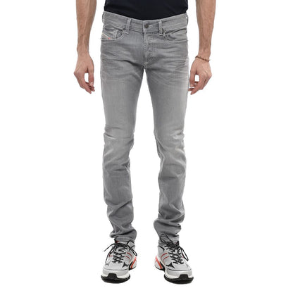  - Gray Cotton Jeans & Pant