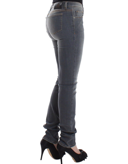  - Chic Gray Slim-Fit Skinny Jeans