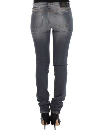  - Chic Gray Slim-Fit Skinny Jeans