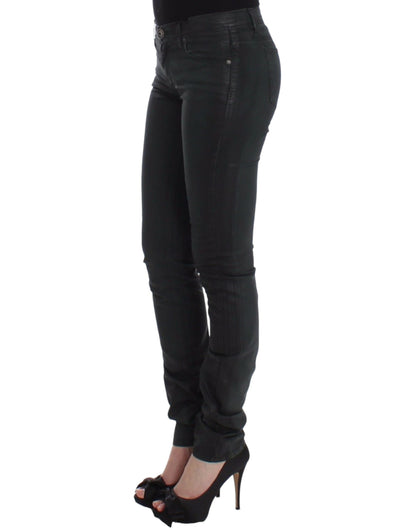  - Elegant Dark Green Slim Fit Jeans