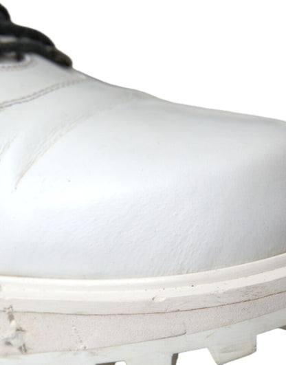  - Pristine White Italian Ankle Boots