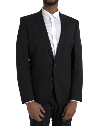  - Black MARTINI Slim Fit Jacket Coat Blazer