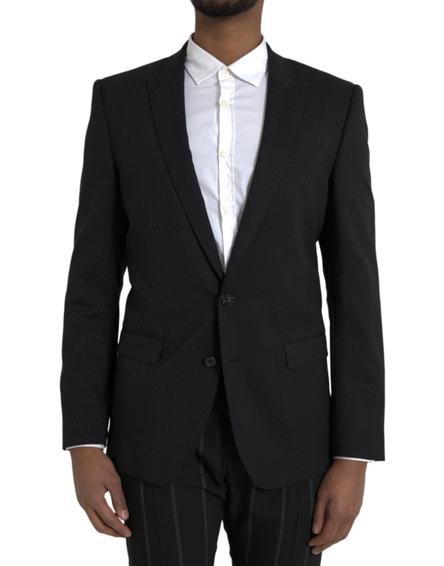  - Black MARTINI Slim Fit Jacket Coat Blazer