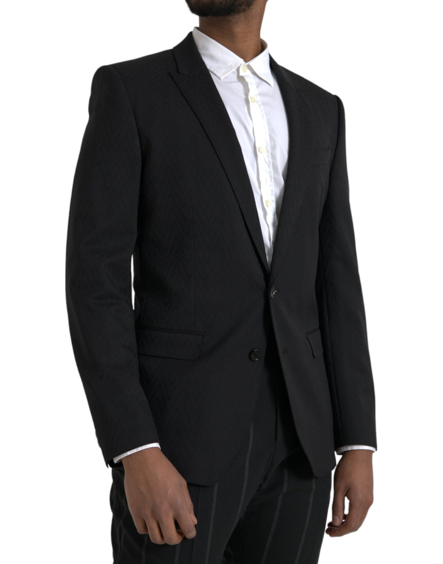  - Black MARTINI Slim Fit Jacket Coat Blazer