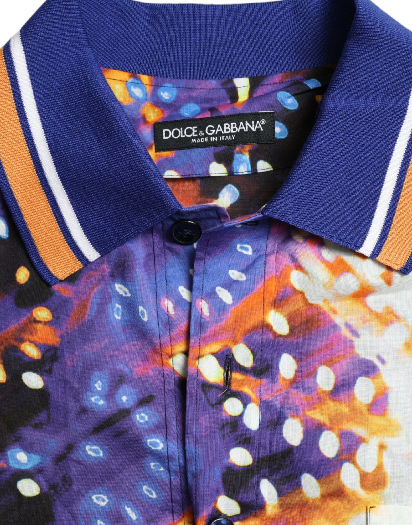  - Multicolor Luminarie Print Cotton Casual Shirt