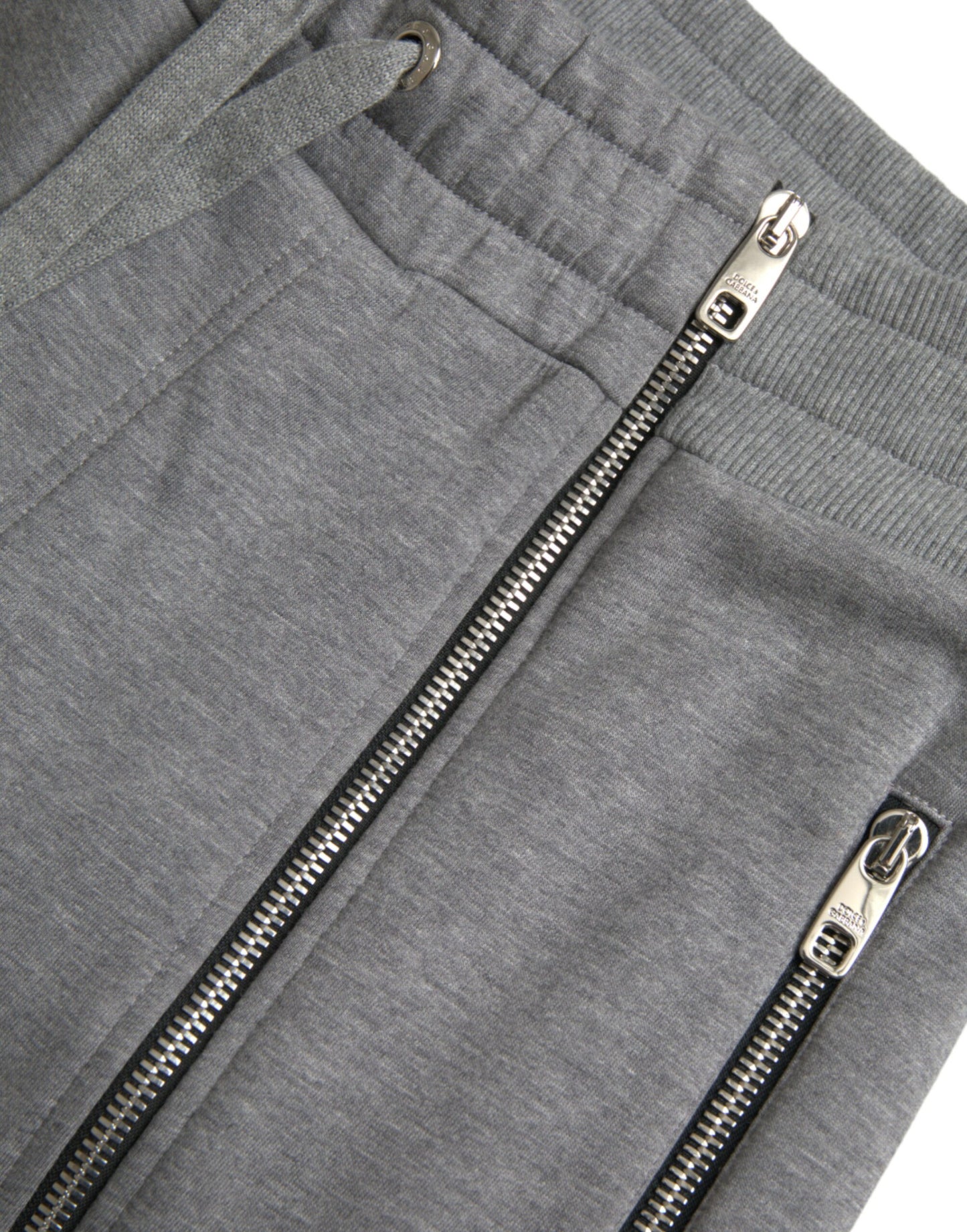  - Gray Cotton Jogger Skinny Sweatpants Pants