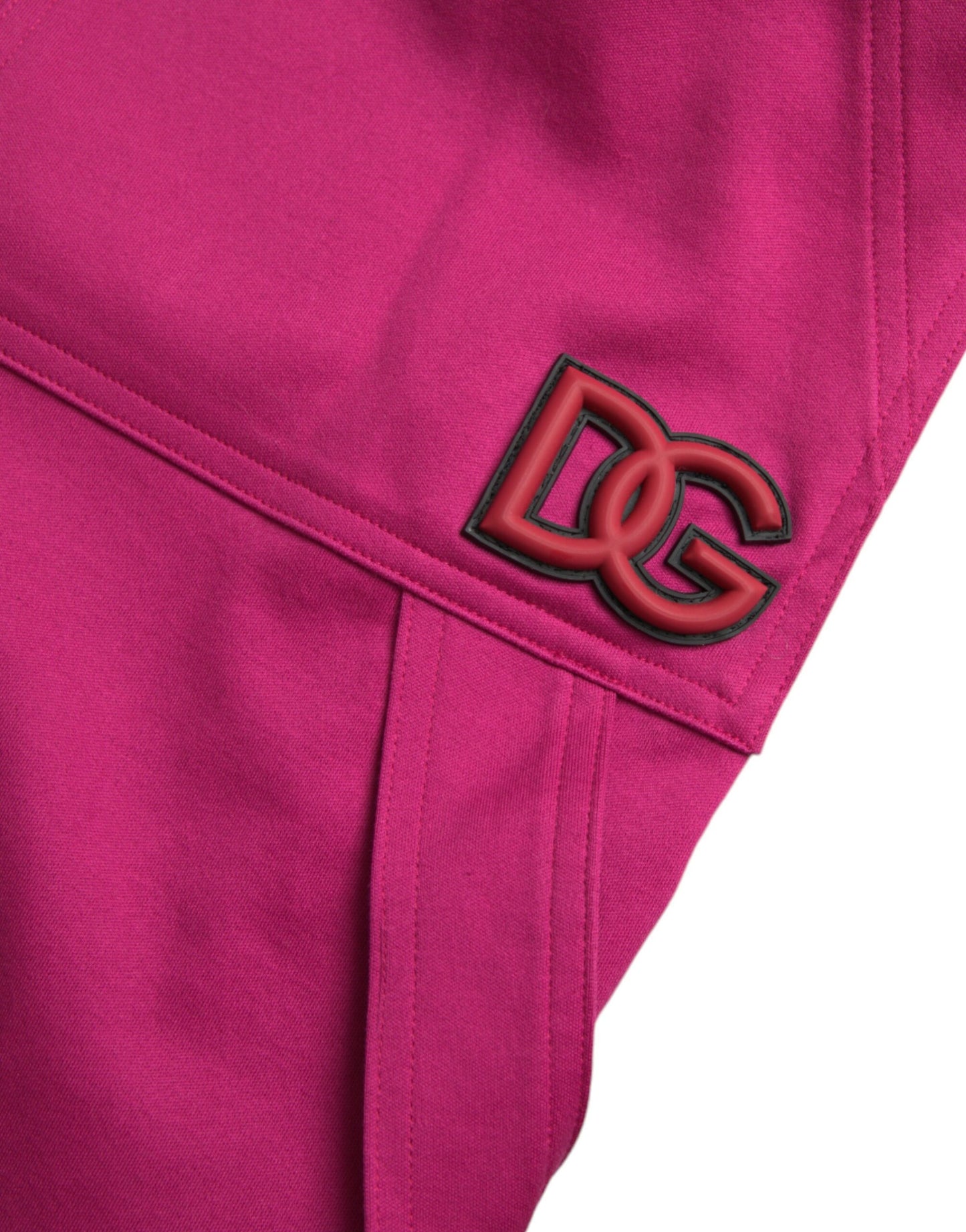  - Pink Logo Cargo Cotton Jogger Sweatpants Pants