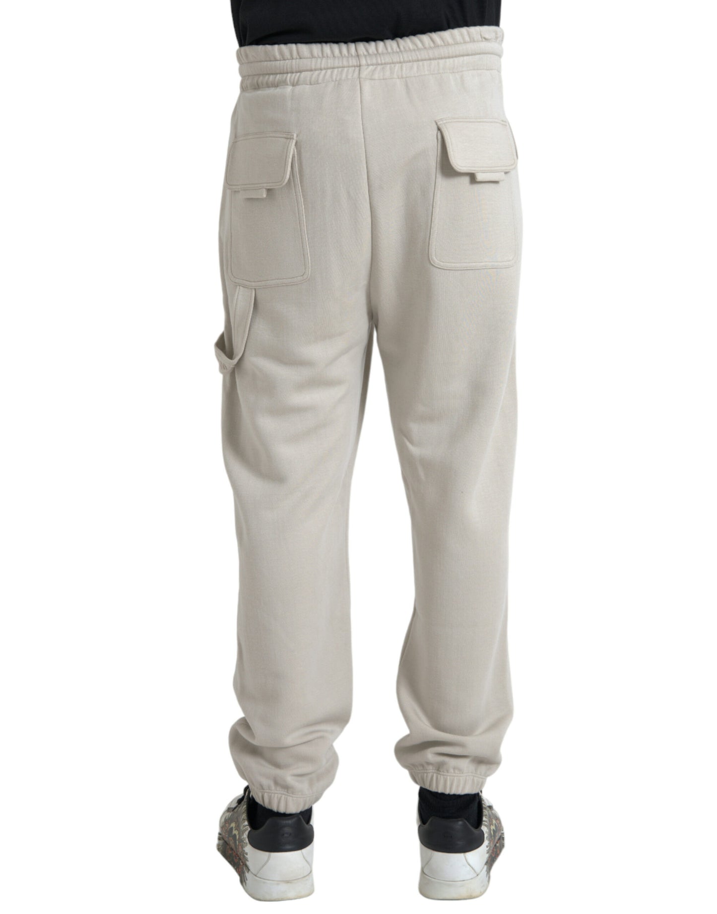  - Off White Viscose Cargo Jogger Sweatpants Pants