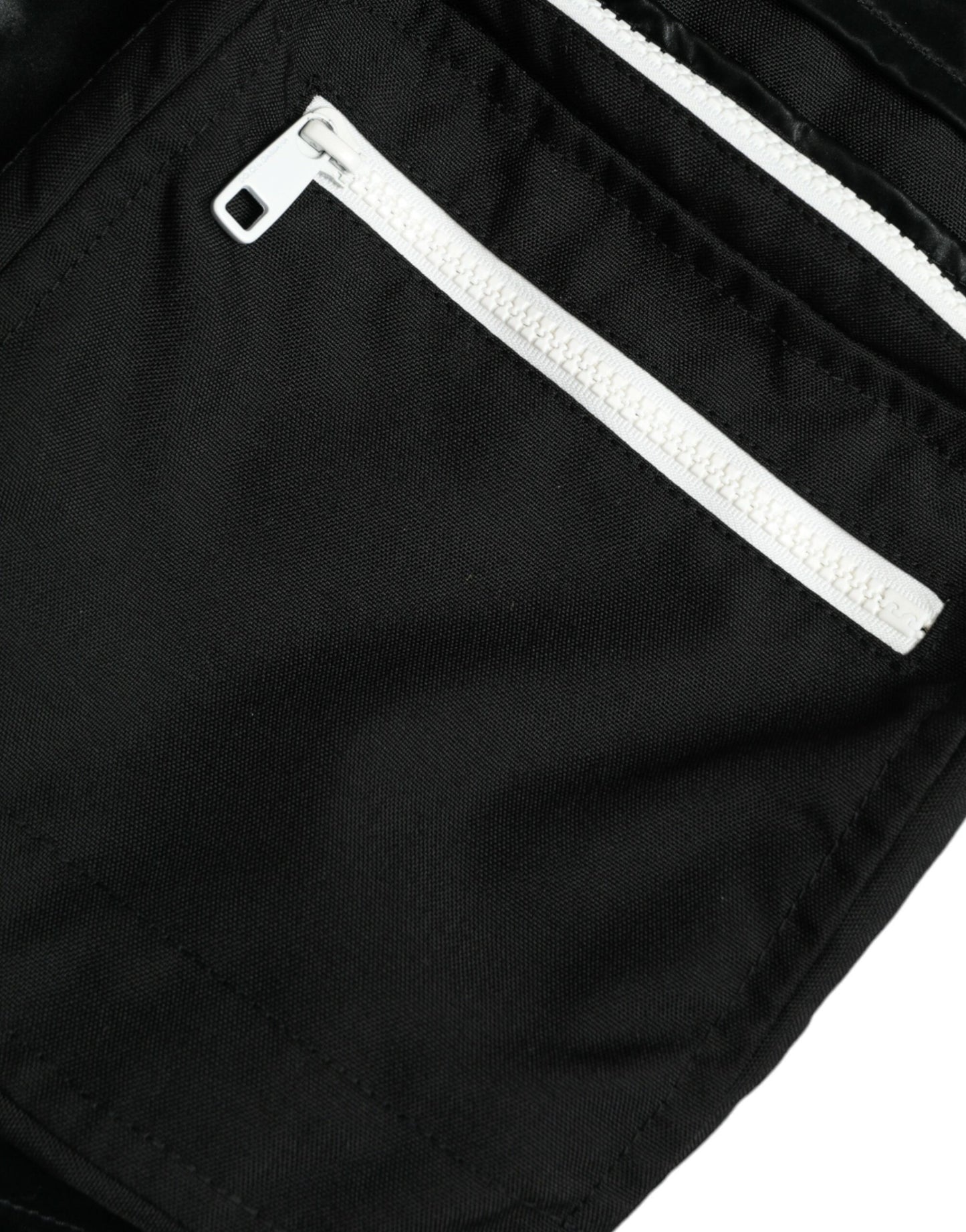  - Black Nylon Cargo Jogger Men Sweatpants Pants