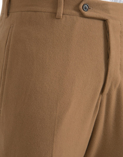  - Beige Cashmere Men Straight Fit Dress Pants