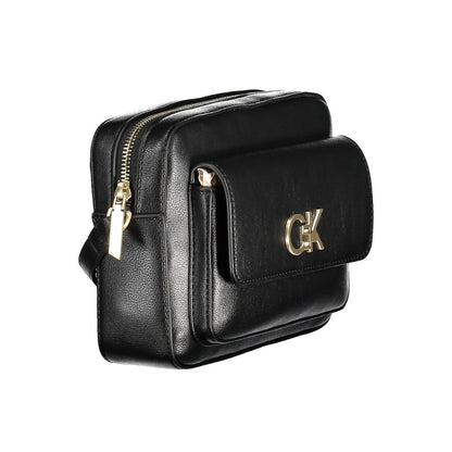 Black Polyester Handbag