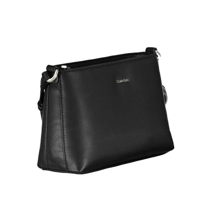 Black Polyester Handbag