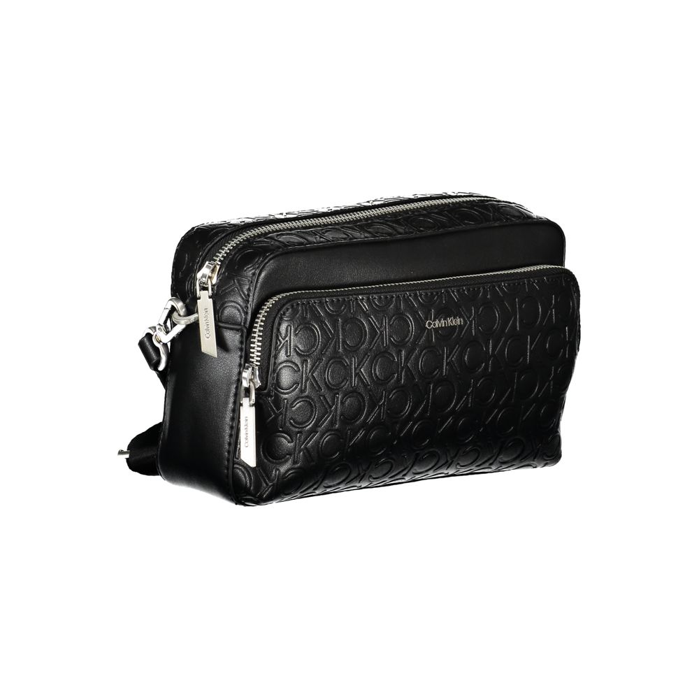 Black Polyester Handbag