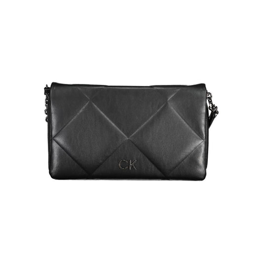 Black Polyester Handbag