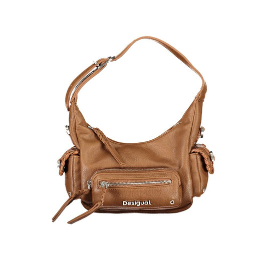 Brown Polyethylene Handbag - The Luxe Alliance