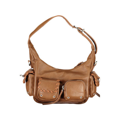 Brown Polyethylene Handbag - The Luxe Alliance