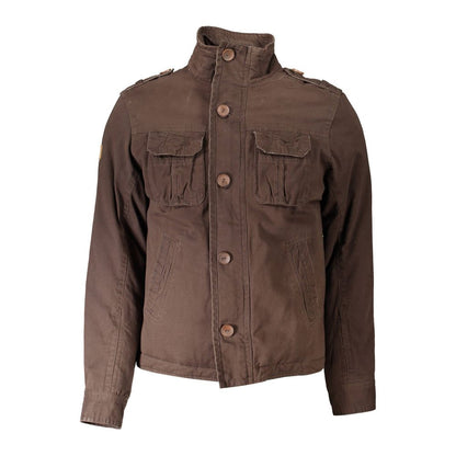  - Brown Polyester Jacket