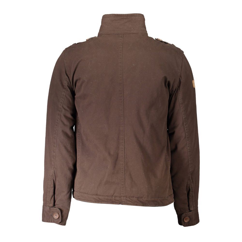  - Brown Polyester Jacket