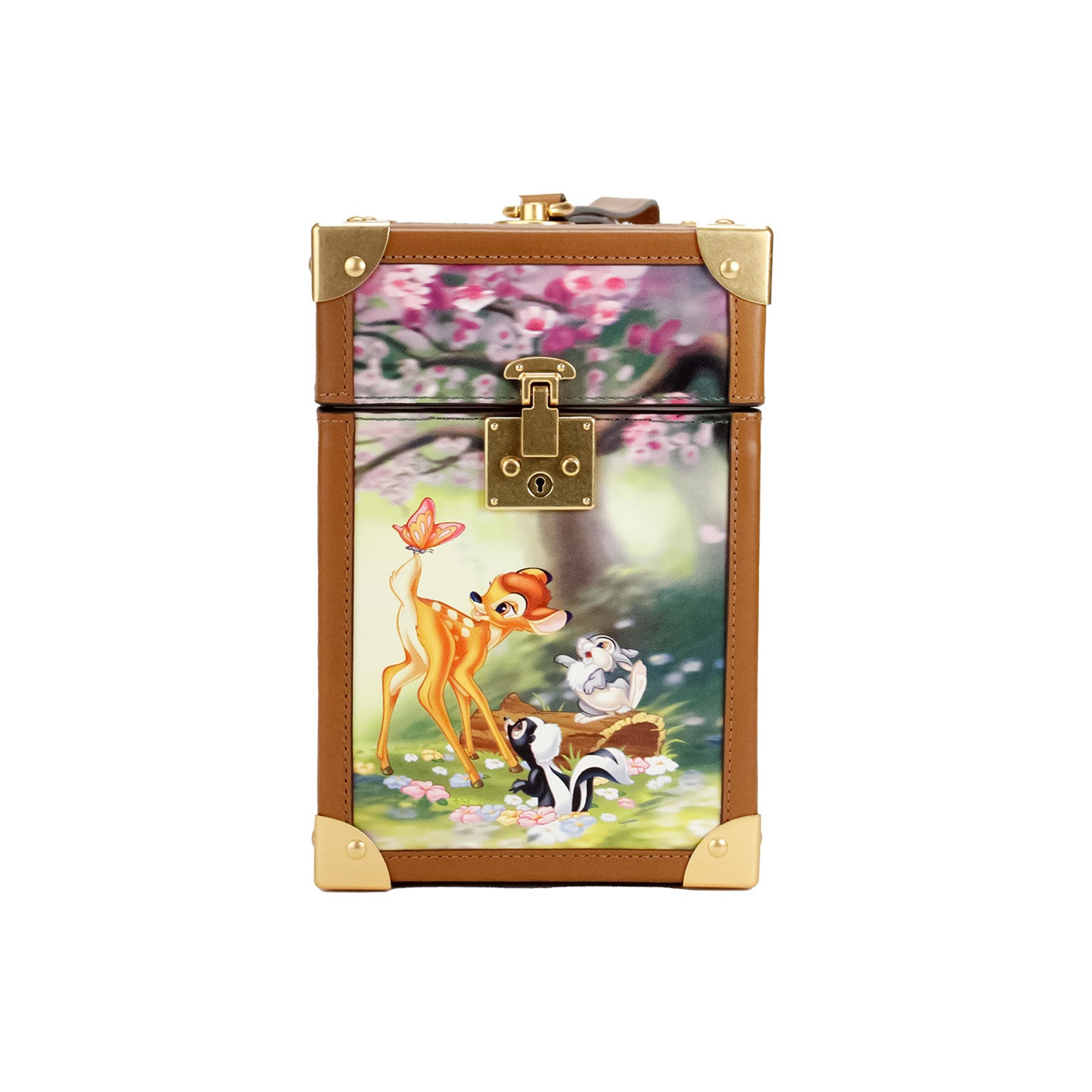  - Disney Bambi 3D Trunk Printed PVC Top Handle Clutch Handbag