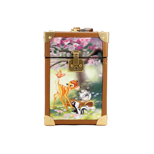  - Disney Bambi 3D Trunk Printed PVC Top Handle Clutch Handbag