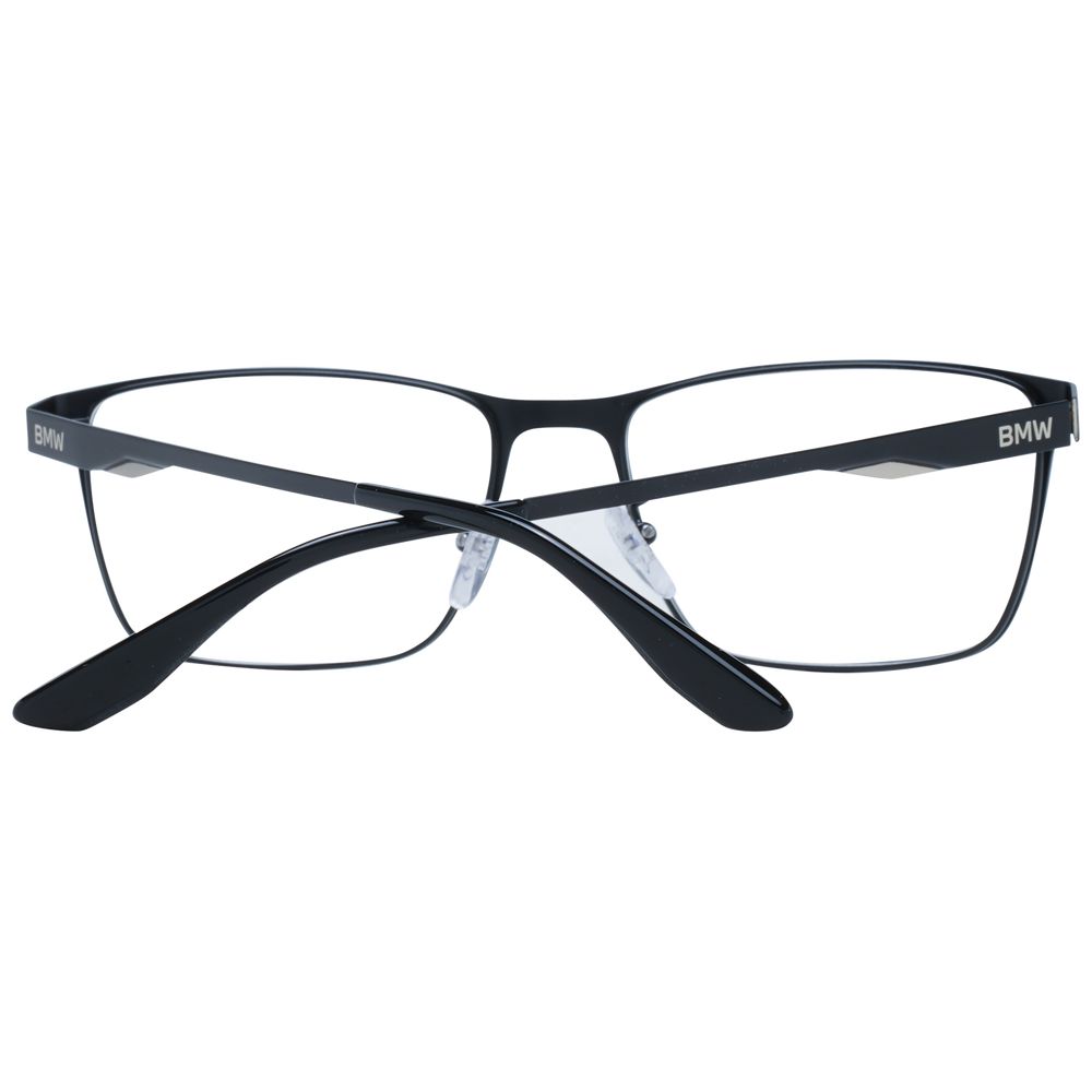 BMW Men's Optical Glasses – Black Square Frame, 55mm