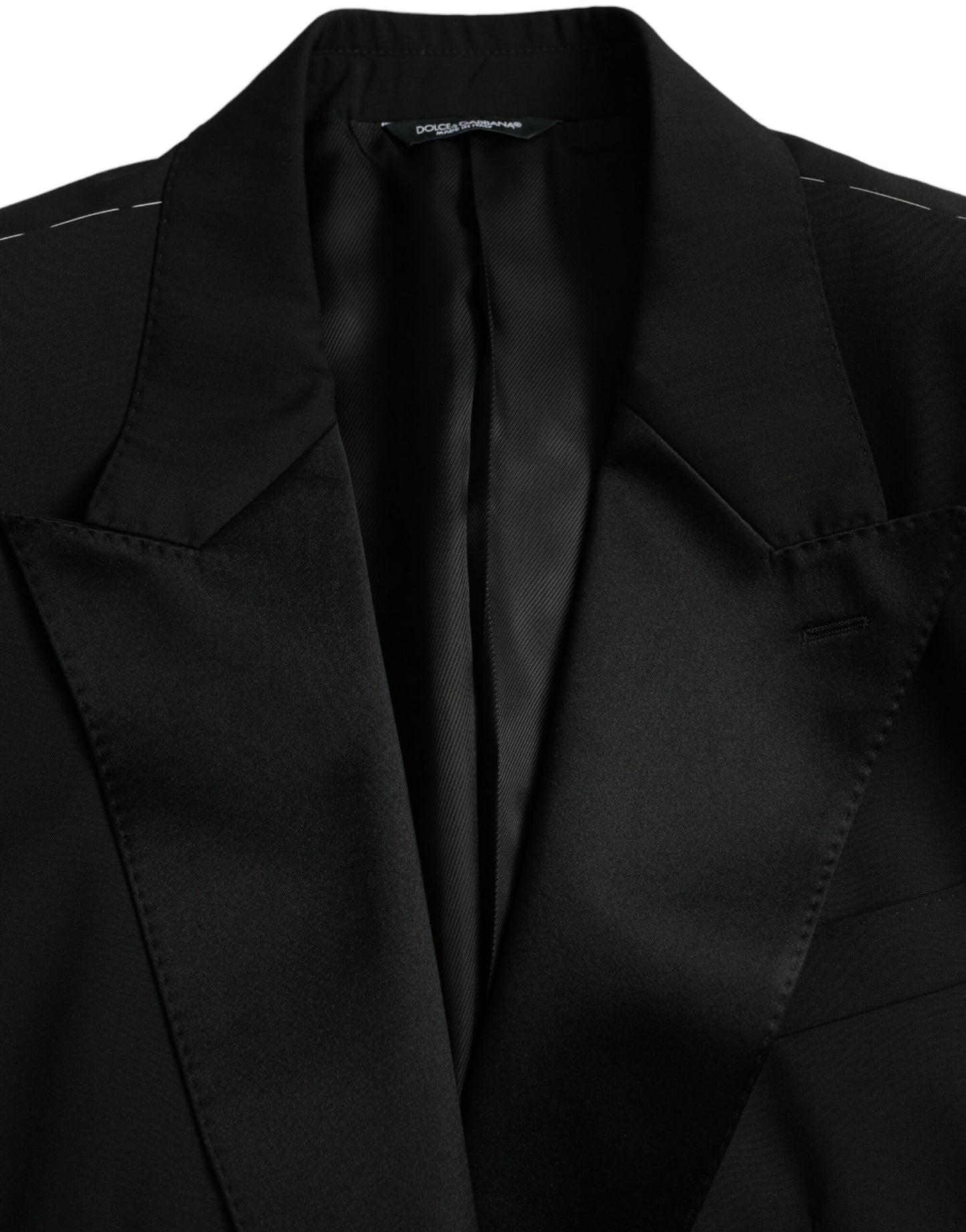  - Black SICILIA Single Breasted Coat Blazer