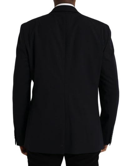  - Black MARTINI Single Breasted Coat Blazer