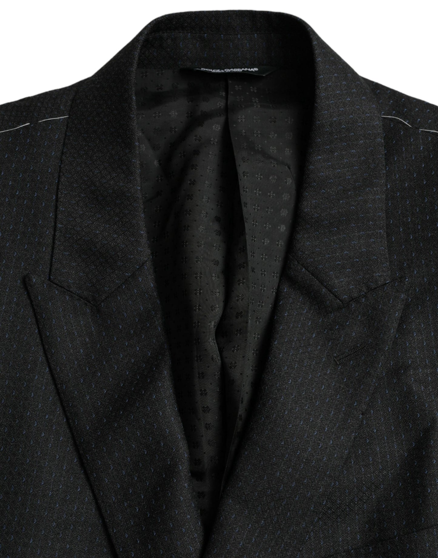  - Black Wool MARTINI Single Breasted Coat Blazer