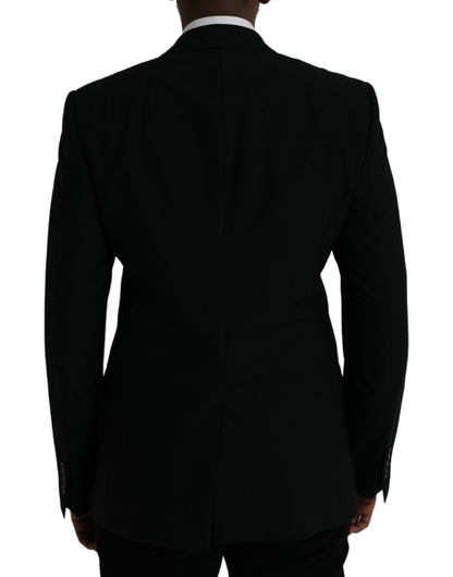  - Black Crown Bee MARTINI Single Breasted Coat Blazer